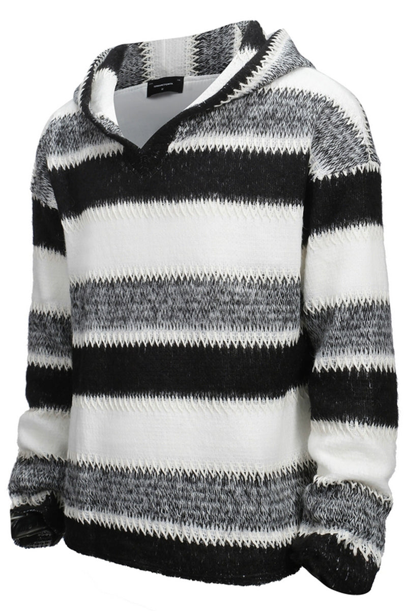 Striped Wool Blend Sweater