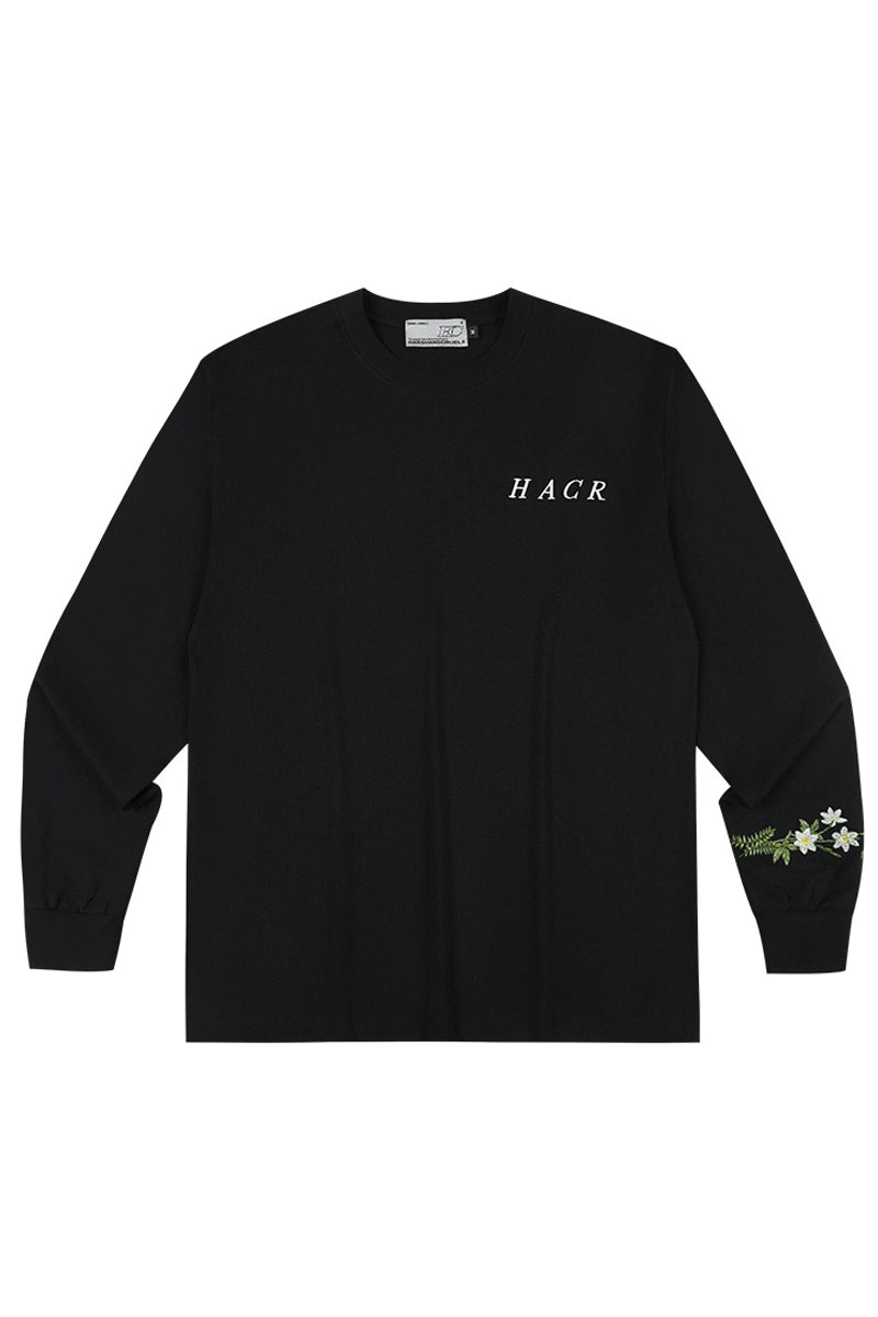 Embroidered Bracelet Long Sleeve Tee