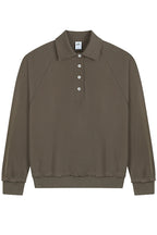 Oversized Polo Sweatshirt