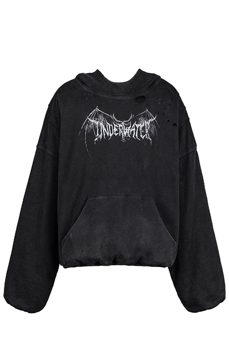 Hellbound Wing Graphic Hoodie