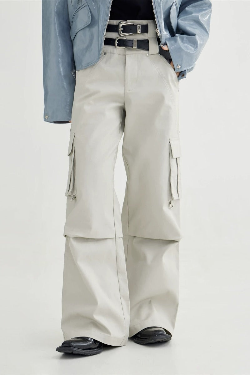 Double Waist Pocket Cargo Pants