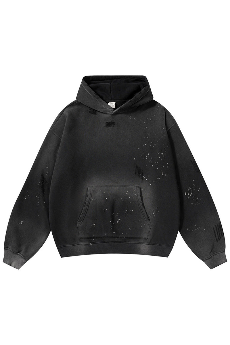 Fleece-Lined Graffiti Hoodie