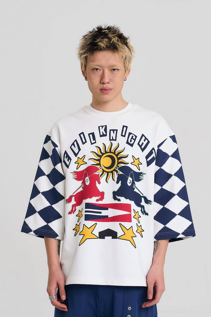 Knight Print Pullover T-Shirt