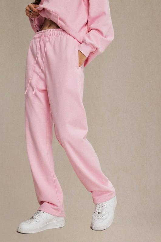 Straight Leg Fleece Pants