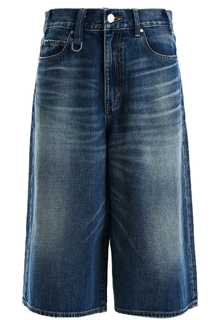 Washed Vintage Denim Shorts