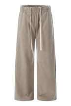Drawstring Wide Leg Trousers