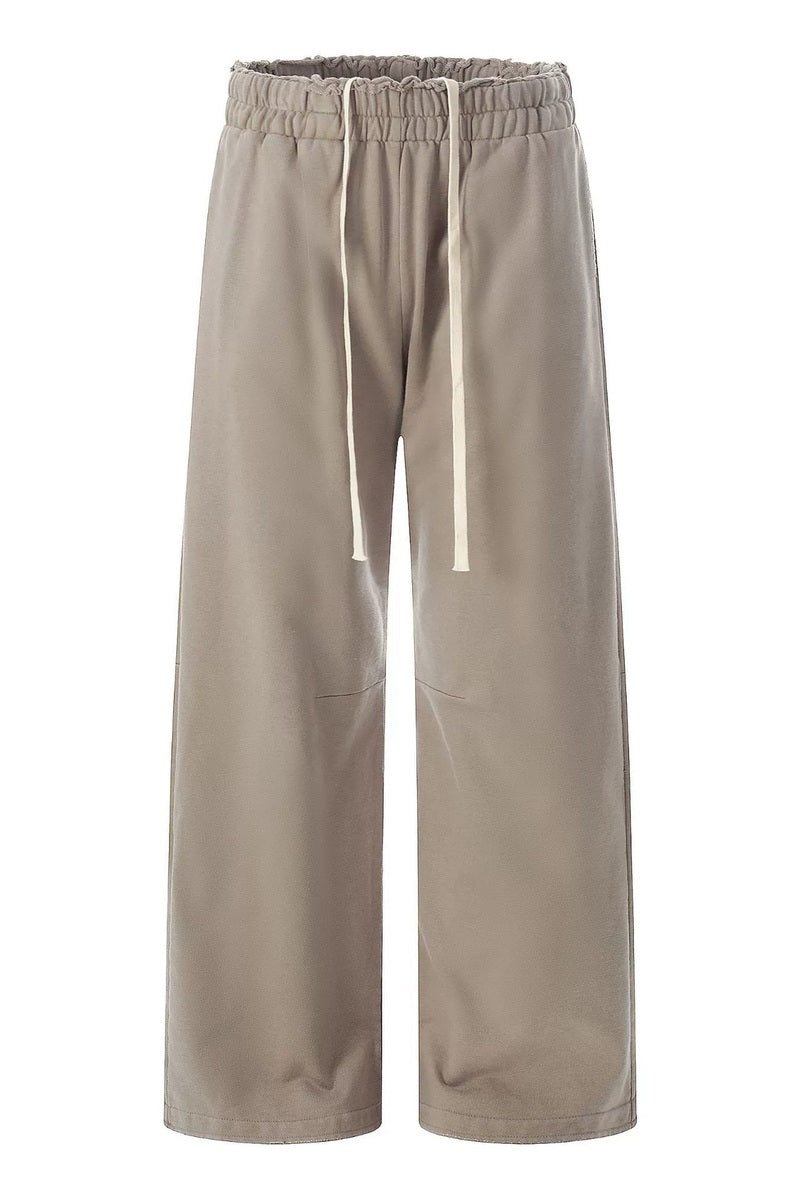 Drawstring Wide Leg Trousers