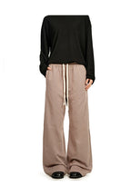 Drawstring Wide Leg Trousers