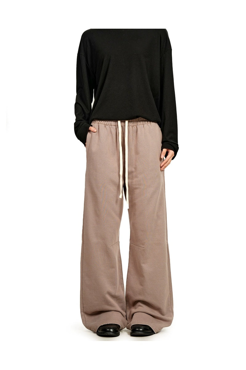 Drawstring Wide Leg Trousers