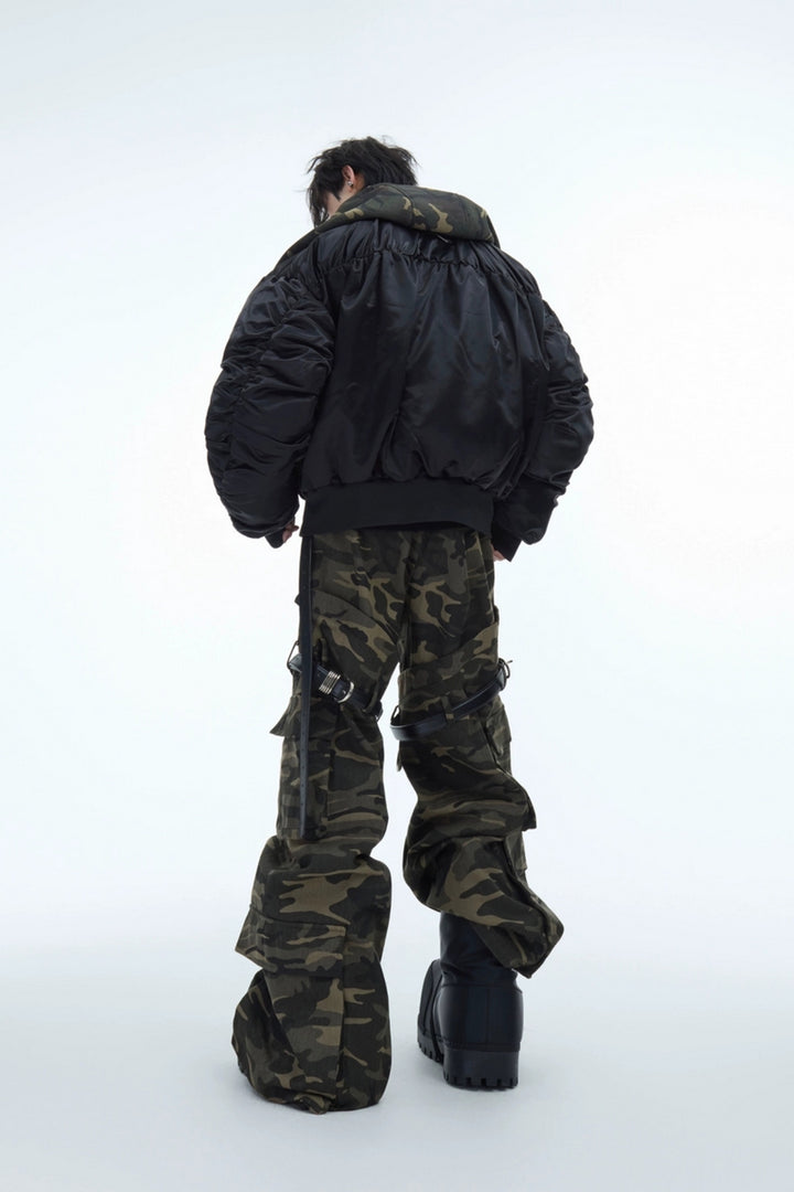 Belted Camo Vintage Cargo Pants