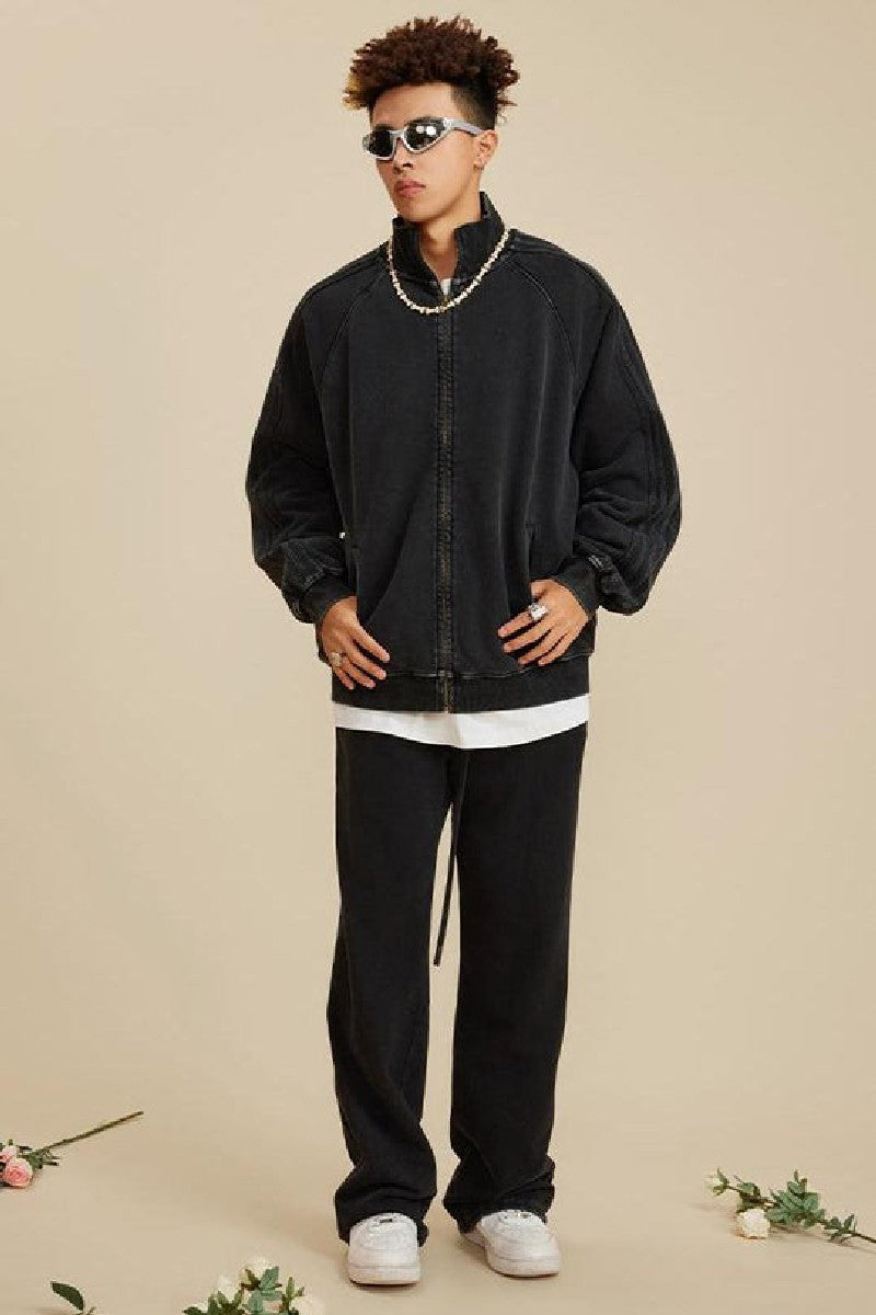 Stripe Side Washed Sweatpants