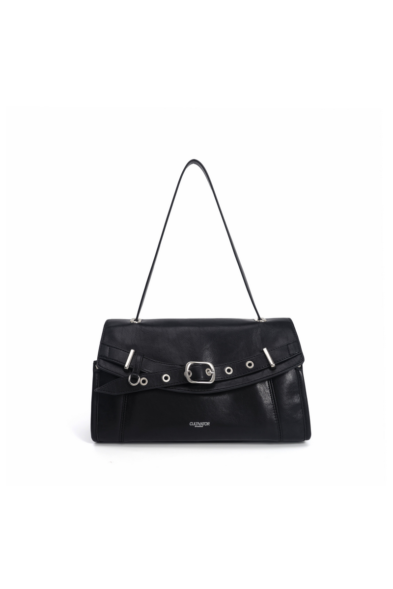 Moto Baguette Shoulder Bag