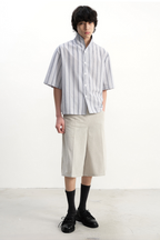 Striped Cotton Linen Shirt