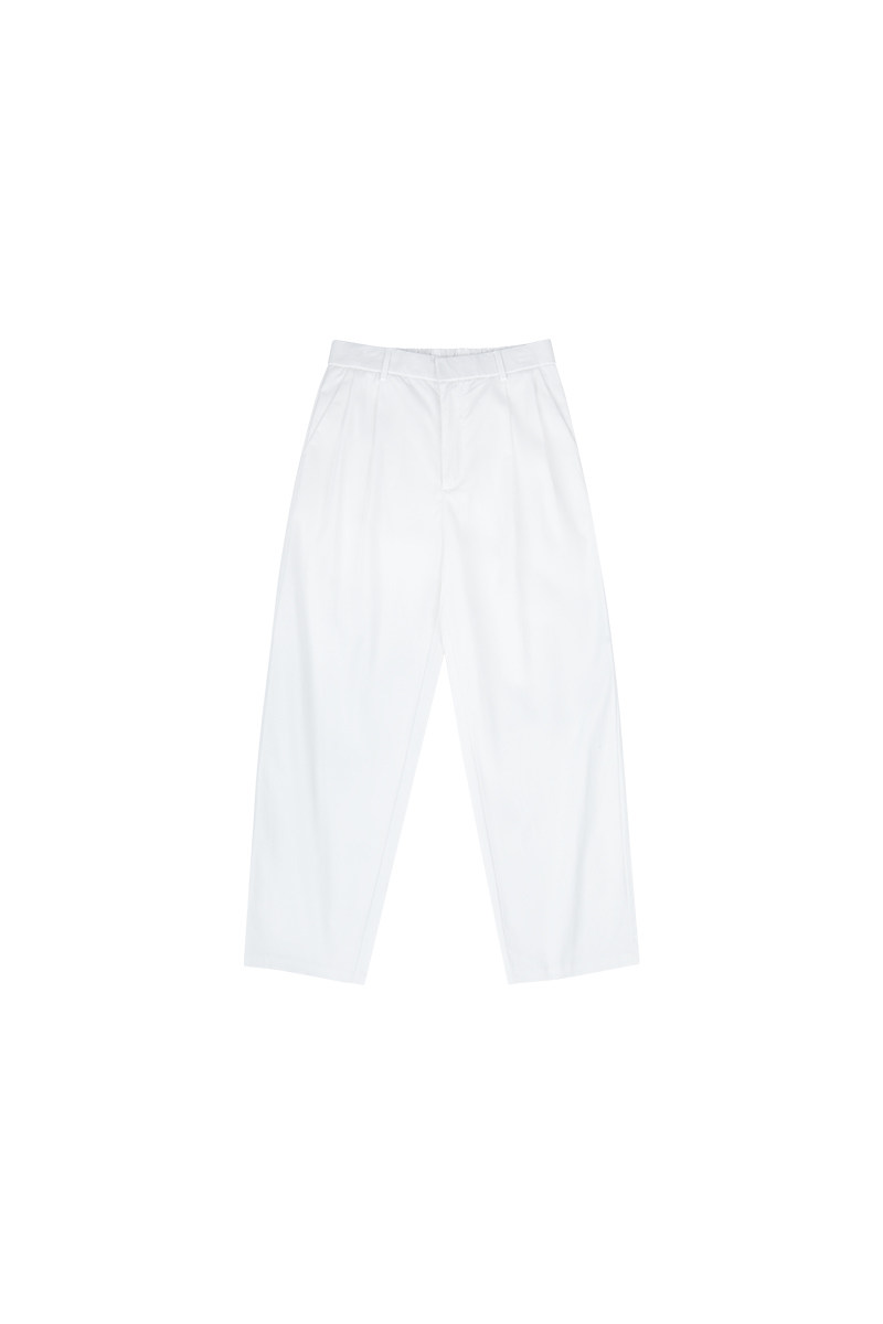 Double Pleat Tapered Pants