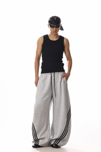 Triple Stripe Barrel Sweatpants