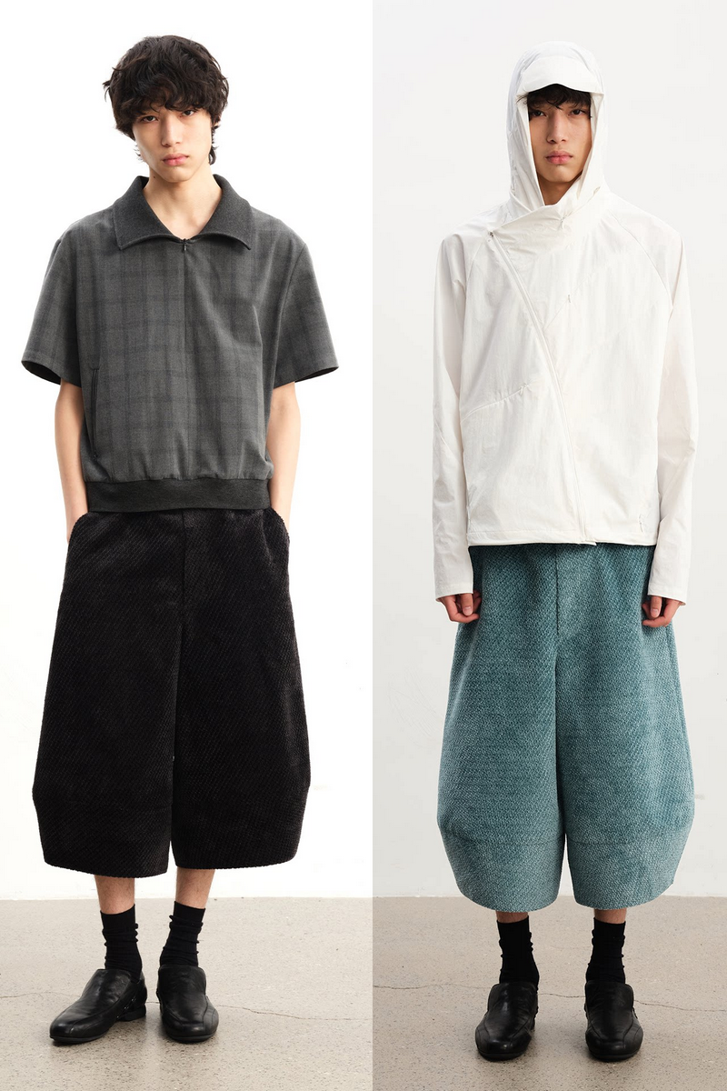 Textured Wide Leg Capris