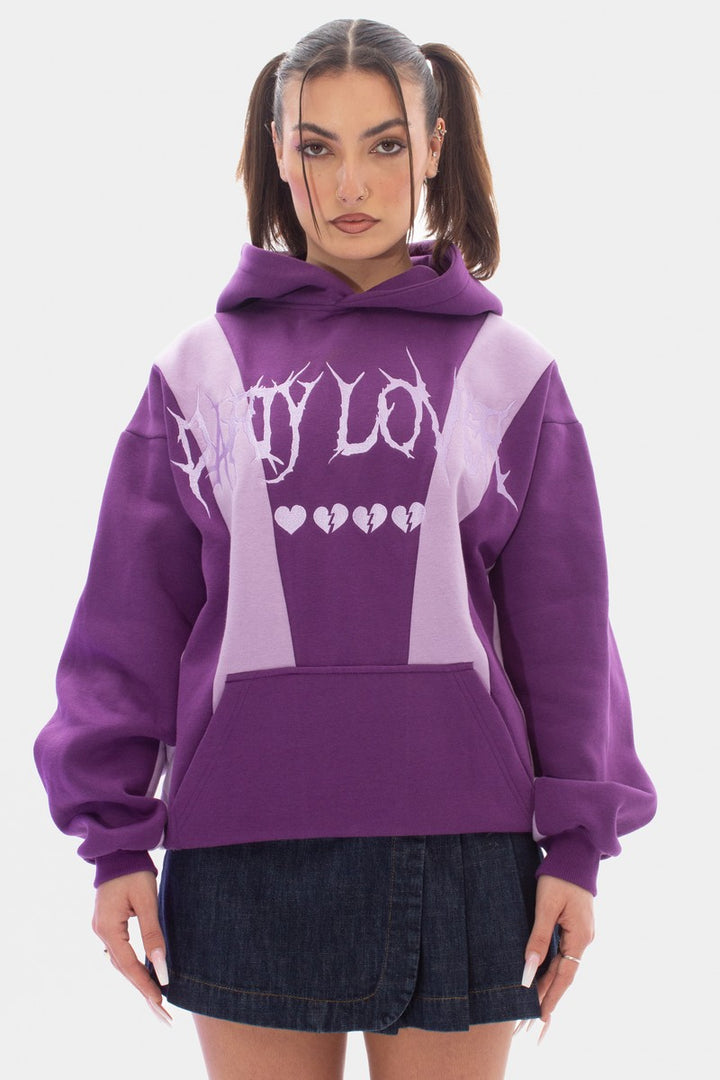 Party Lover Stitched Hoodie