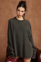 Raglan Sleeve Vintage Crew