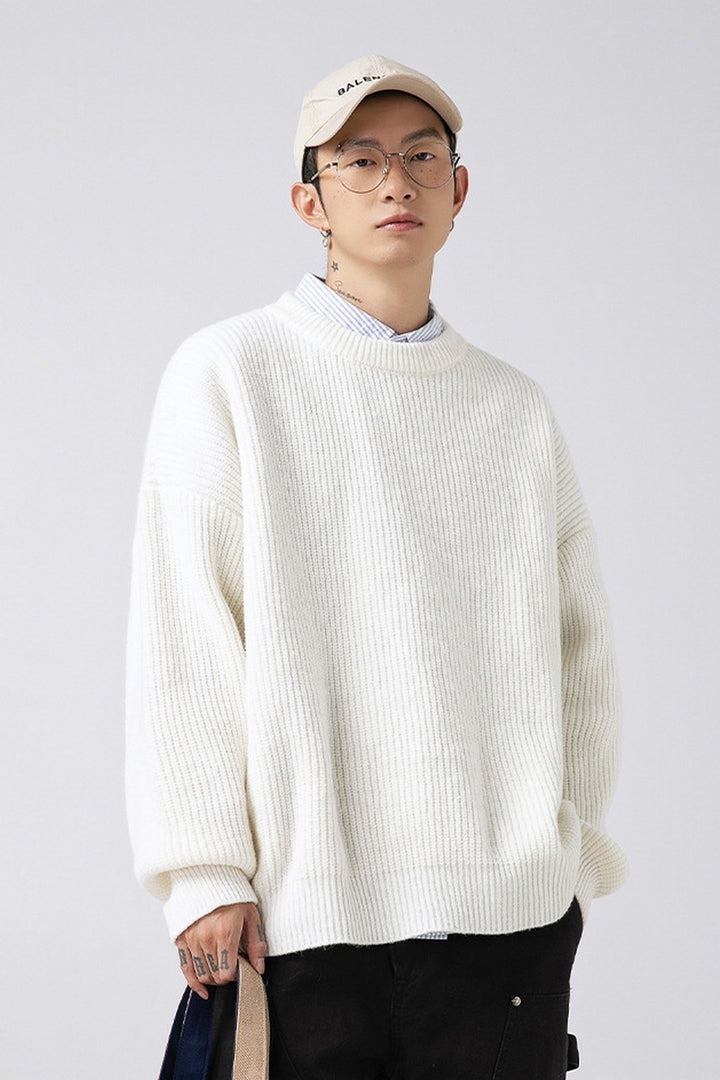 Chunky Textured Knit Sweater