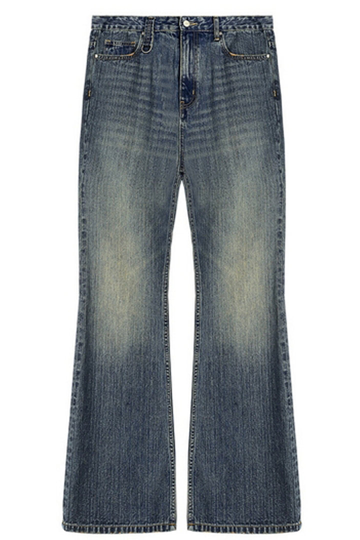 Washed Vintage Straight Jeans