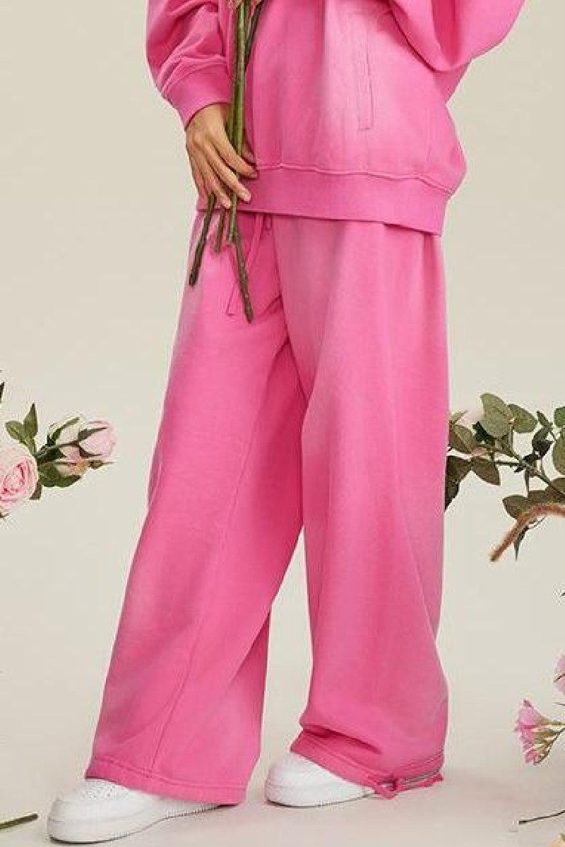 Fleece Gradient Washed Sweatpants