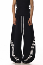 Triple Stripe Barrel Sweatpants