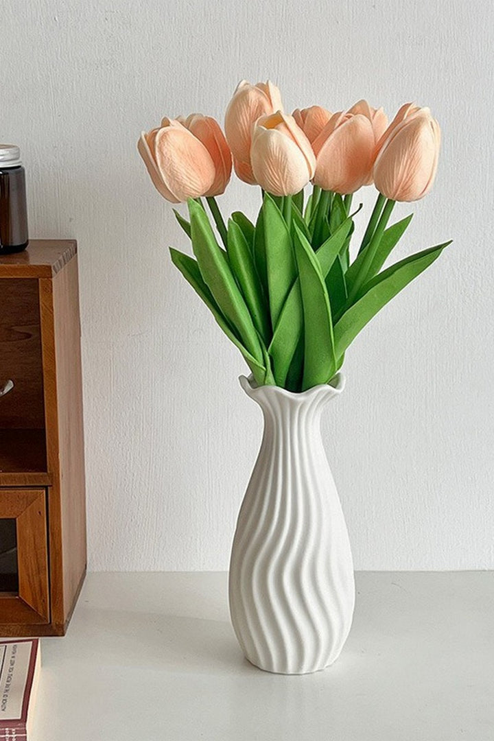 White Ceramic Modern Vase