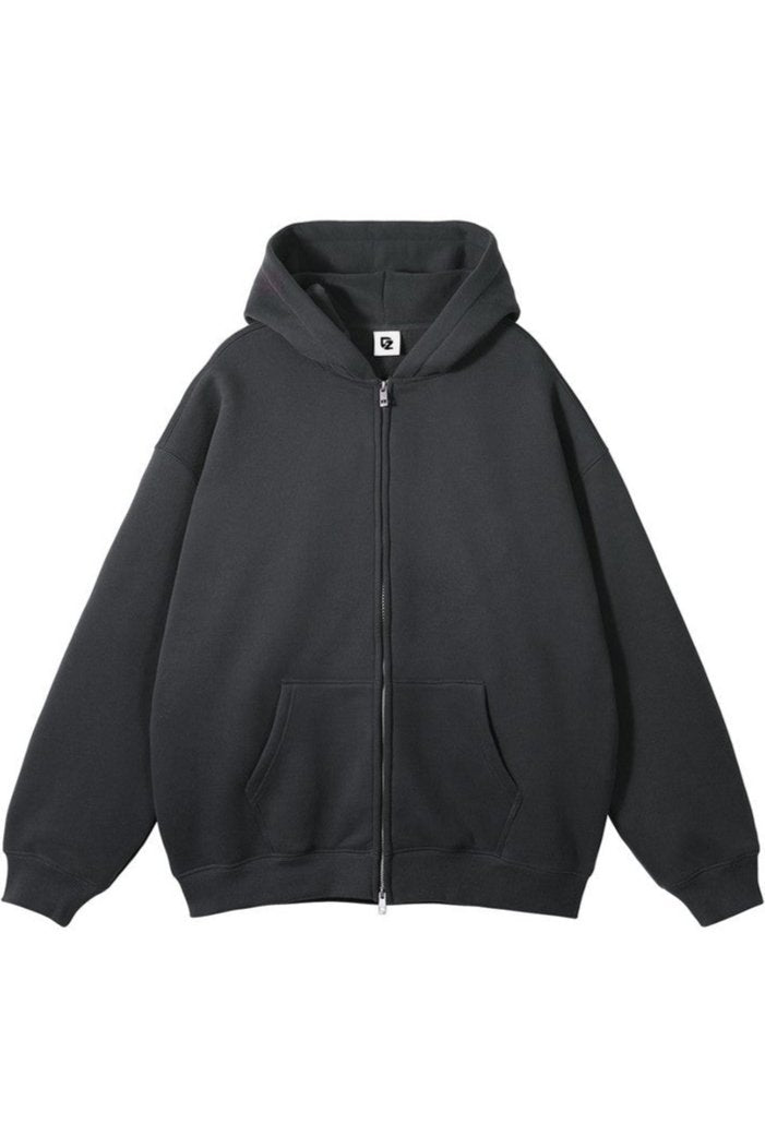 Fleece Zip Up Hoodie