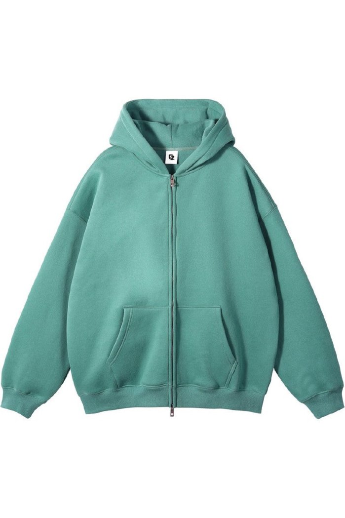 Fleece Zip Up Hoodie