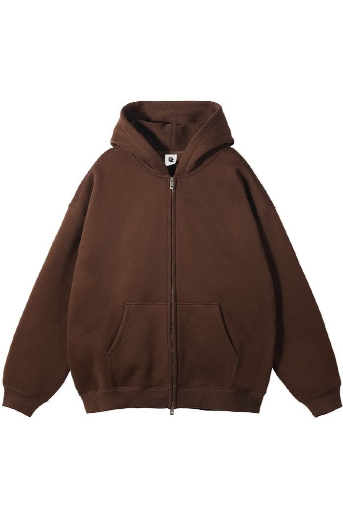 Fleece Zip Up Hoodie