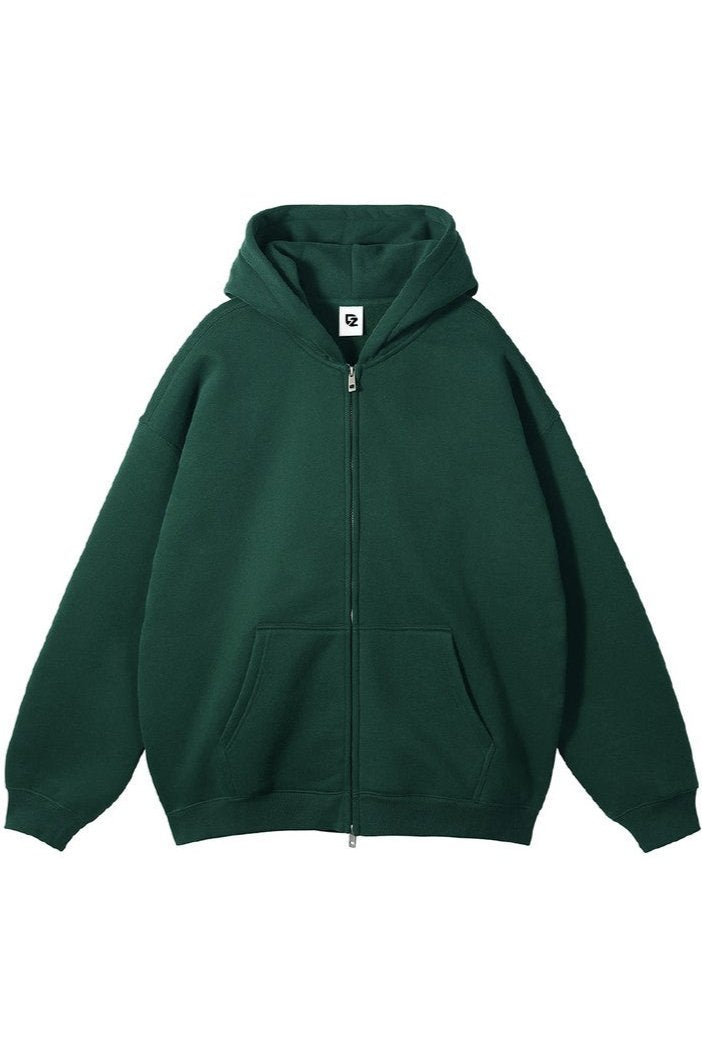 Fleece Zip Up Hoodie