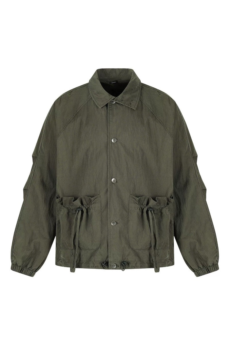 Gathered Pocket Workwear Jacket