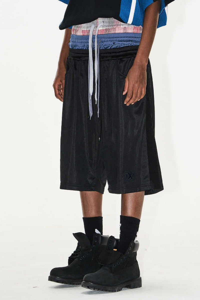 Multi Waistband Track Shorts