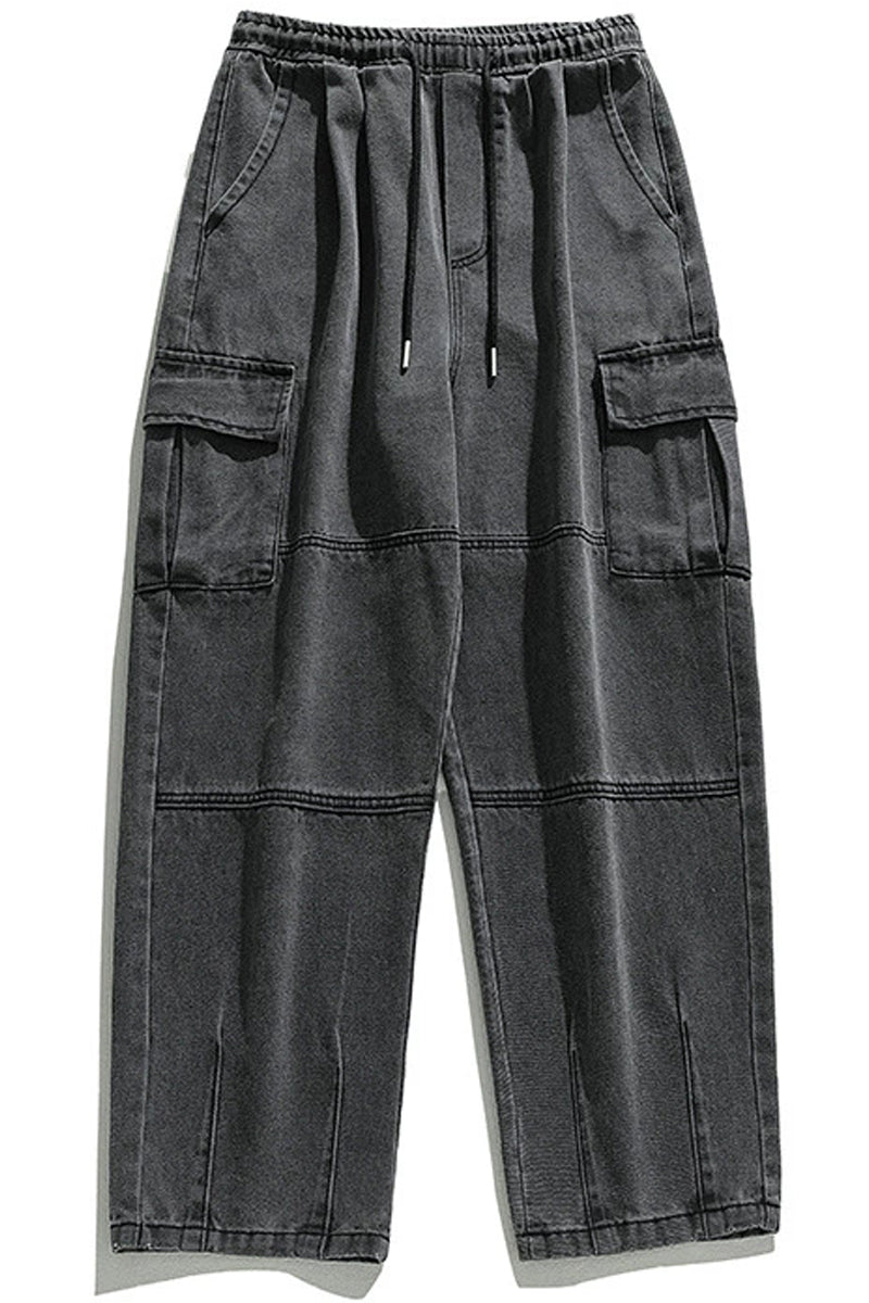 Dual-Pocket Vintage Jeans