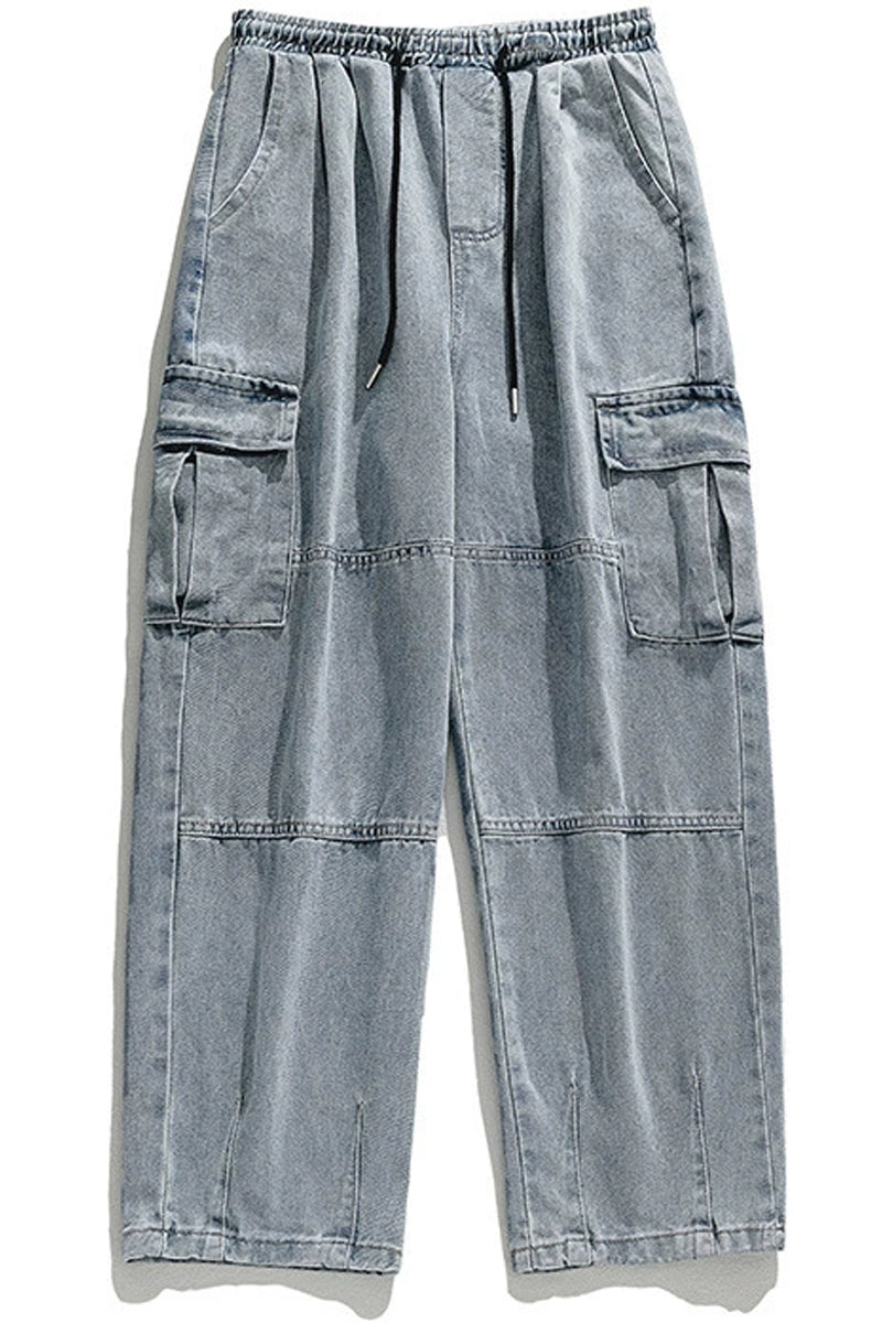 Dual-Pocket Vintage Jeans