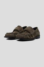 High Sheen Cowhide Loafers - Brown - view 2