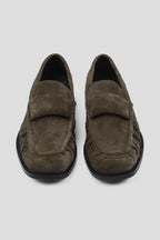 High Sheen Cowhide Loafers - Brown - view 3