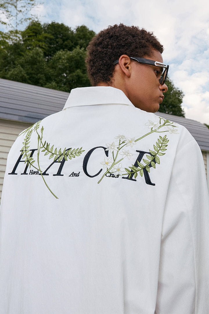 Branches Embroidery Logo Shirt