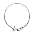 Metal Square Necklace