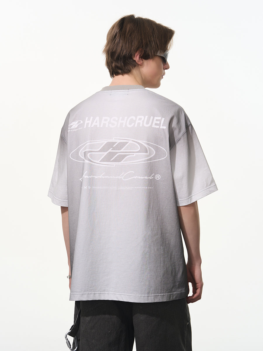 Silver Gradient Logo Tee