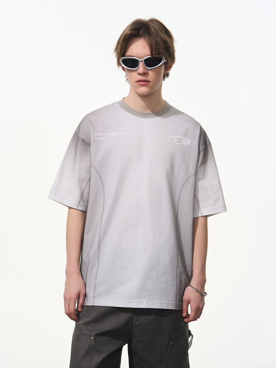 Silver Gradient Logo Tee