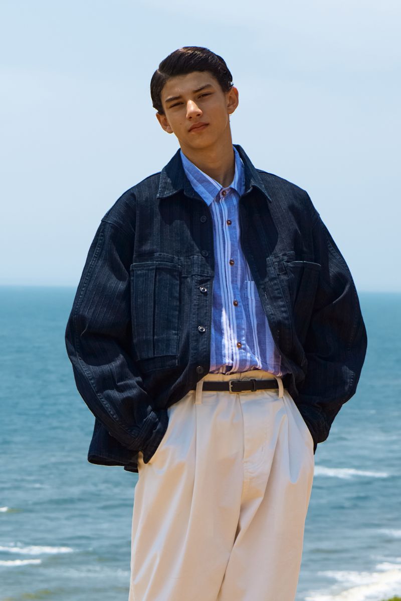 Stretch Denim Vintage Workwear Jacket