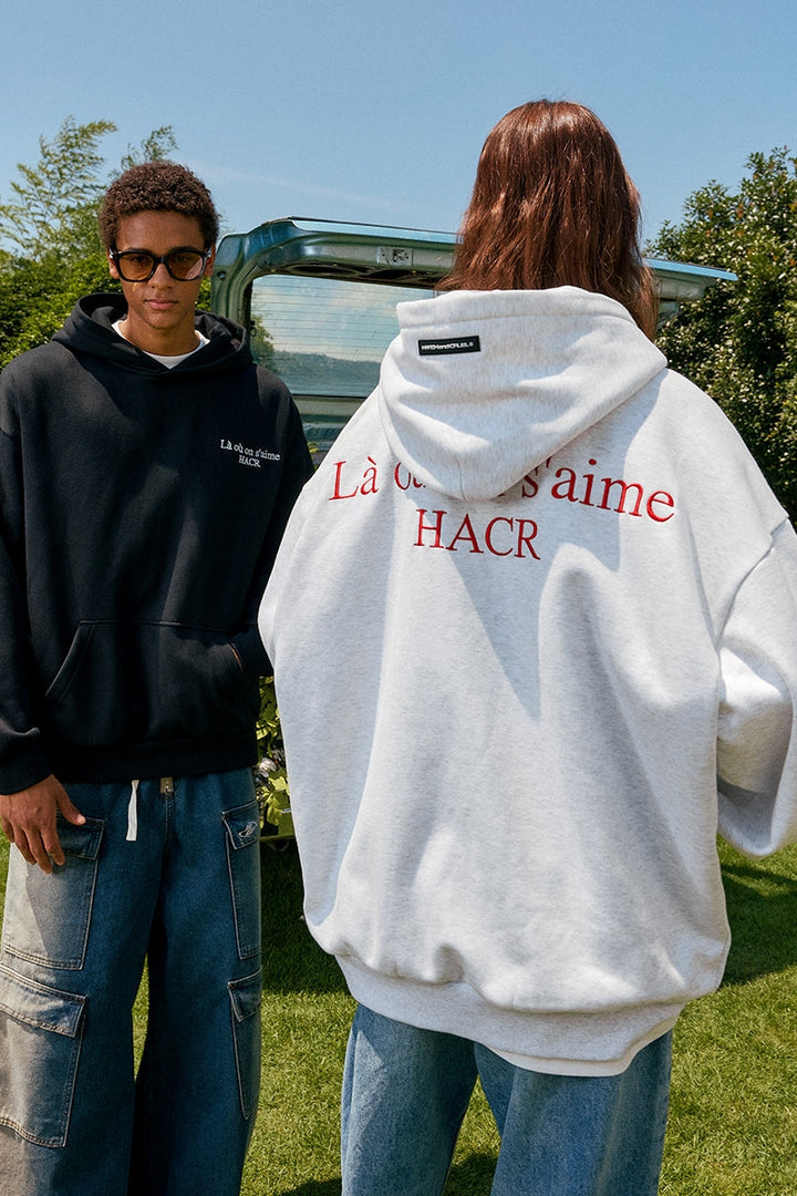 Logo Embroidered Street Hoodie