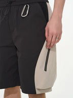 Functional Splicing Carabiner Shorts