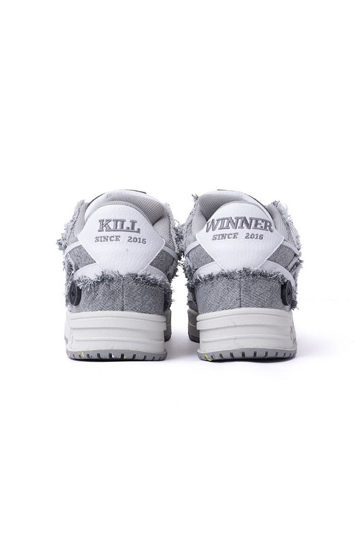 Grey Distressed Sneaker