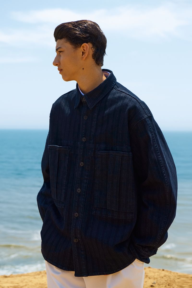 Stretch Denim Vintage Workwear Jacket