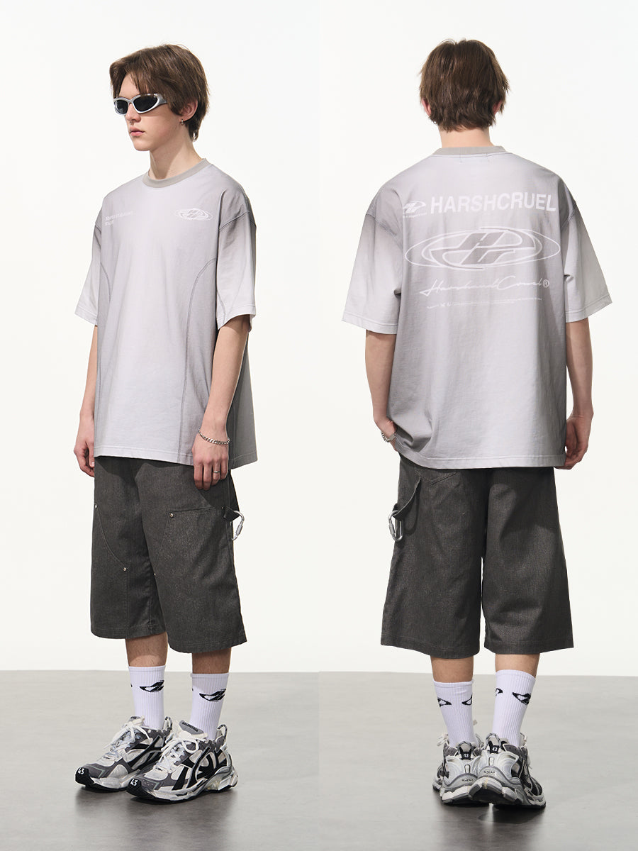 Silver Gradient Logo Tee