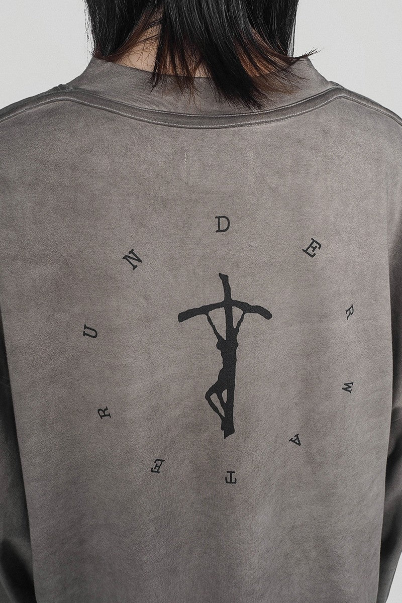 Cross Print Sweater