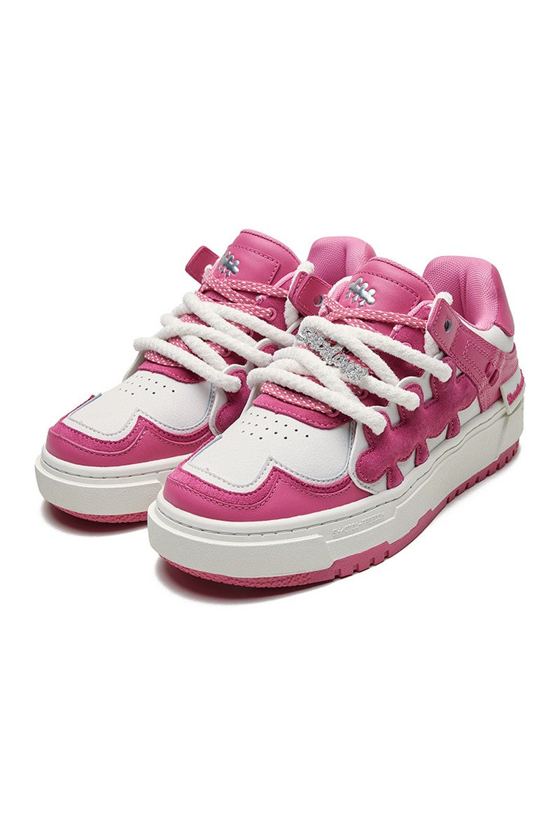 Fashion Pink Chunky Sneakers