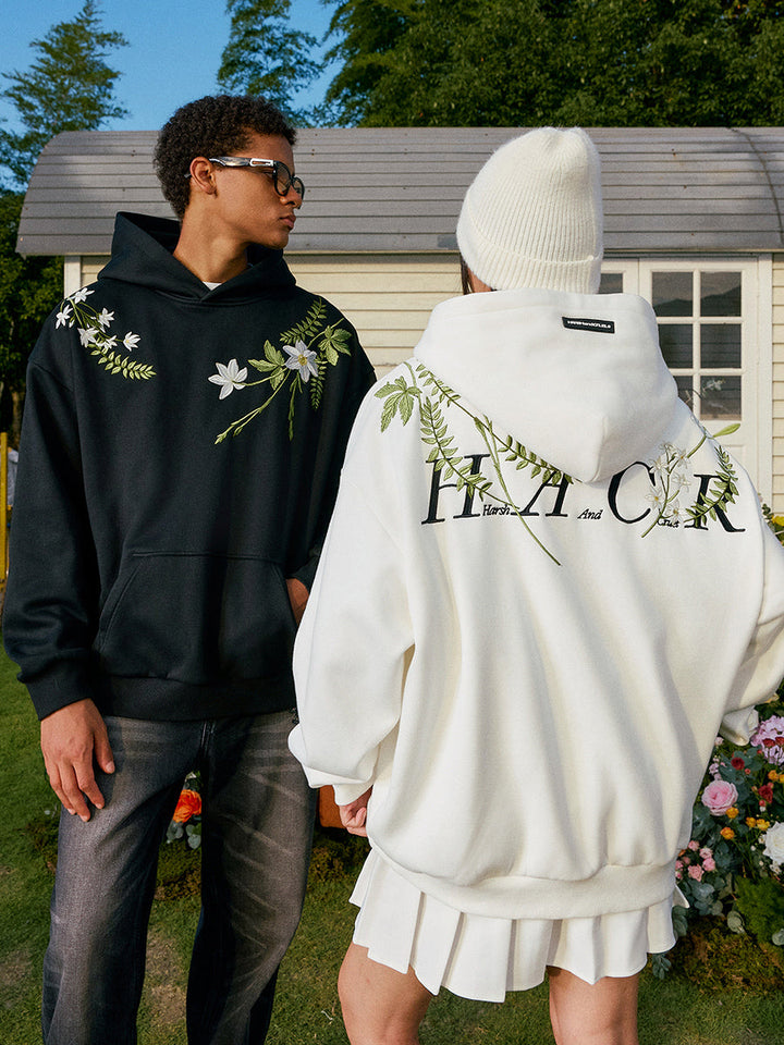 Brenches Embroidered Oversized Hoodie